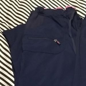EUC - Koi Lite Navy pinstripe scrub **pants only**